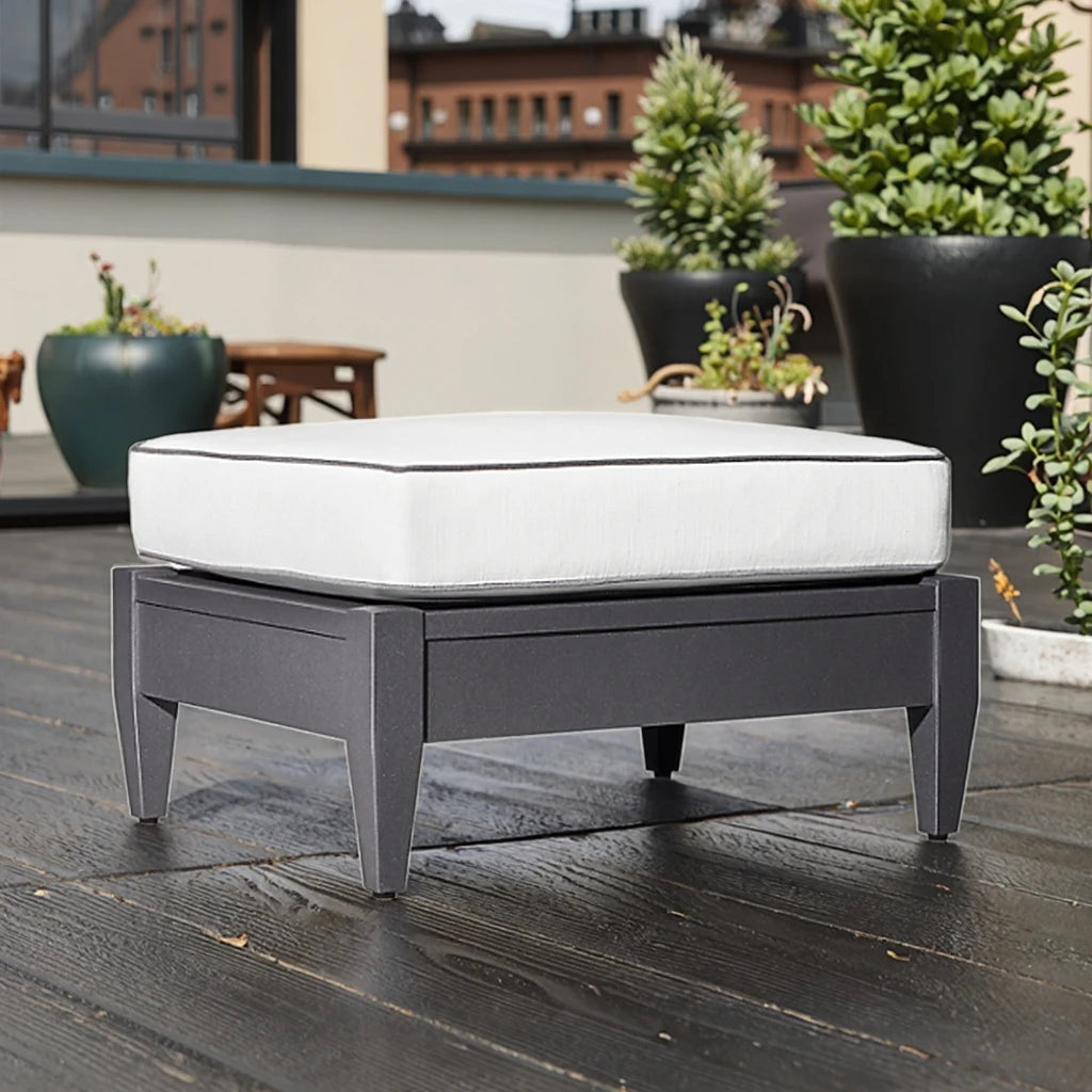 Designer Outdoor Furniture Aluminium Ottoman Modern Alfresco Outdoor Living Australia