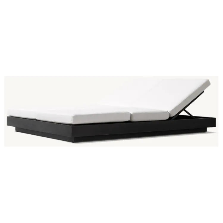 Custom Outdoor Furniture Double Reclining Sun Lounger Modern Alfresco Outdoor Living Australia