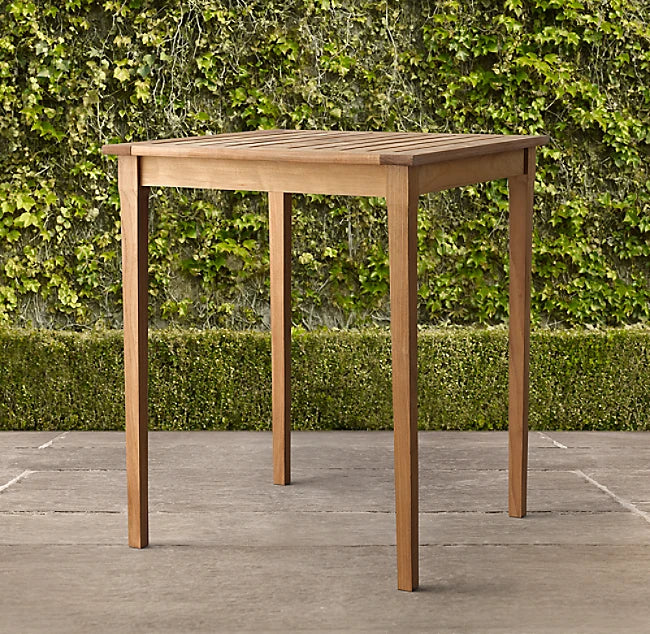 Teak High Seat Bar Stool Traditional Alfresco Outdoor Living Australia