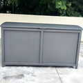 Custom Outdoor Aluminum Storage Cabinet Minimalist Alfresco Outdoor Living Australia