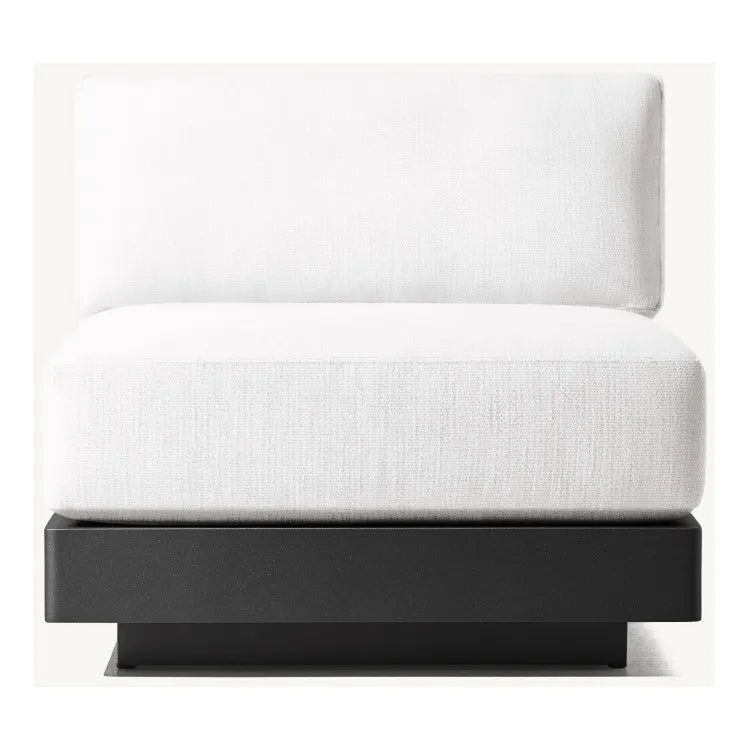 Custom Outdoor Modular Armless Sofa Aluminium Alfresco Outdoor Living Australia