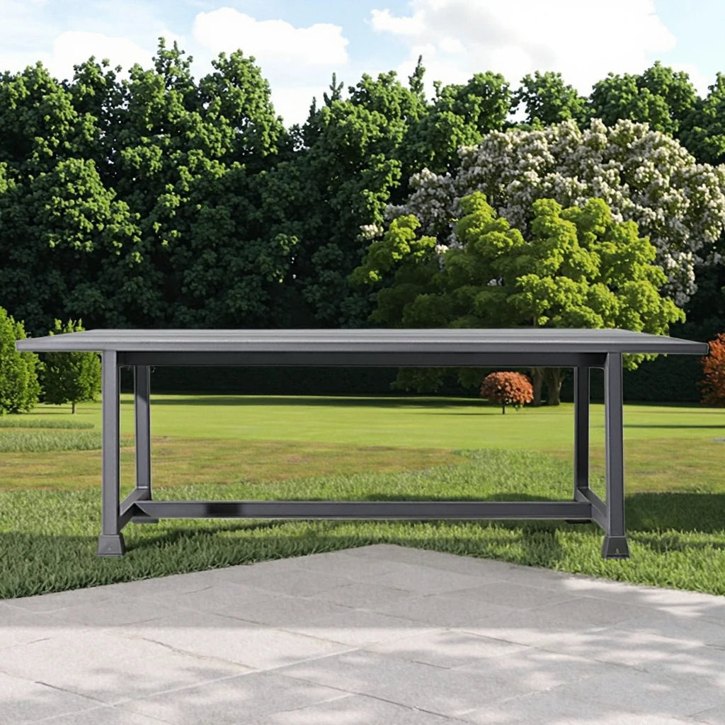 Custom Outdoor Table Aluminium Minimalist Alfresco Outdoor Living Australia