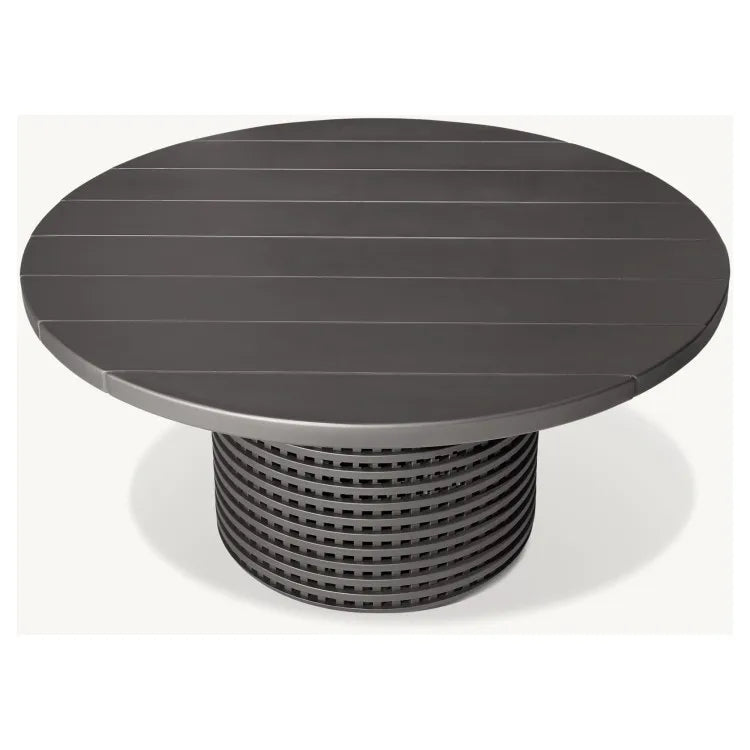 Custom Outdoor Dining Table Round Aluminium Alfresco Outdoor Living Australia