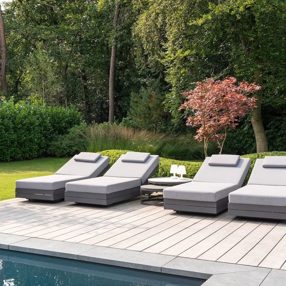 Custom Outdoor Sun Lounger Minimalist Aluminum Alfresco Outdoor Living Australia