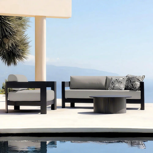 Custom Dining Set Modern Teak Aluminium Alfresco Outdoor Living Australia