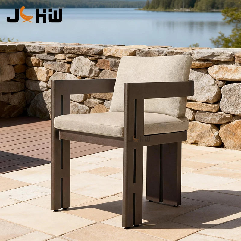 Custom Outdoor Aluminum Dining Set Modern Architectural Alfresco Living Australia