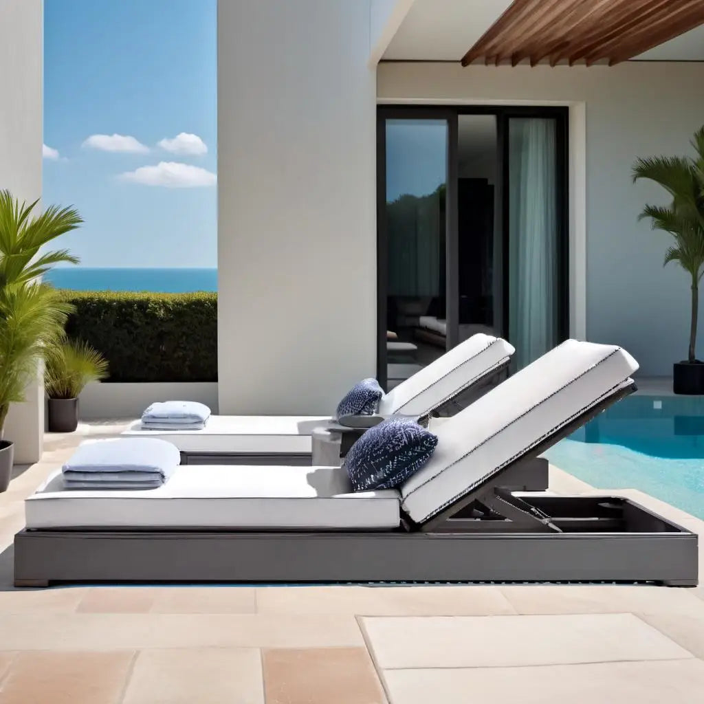 Outdoor Sofa Set Aluminum Garden Lounge Contemporary Alfresco Outdoor Living Australia