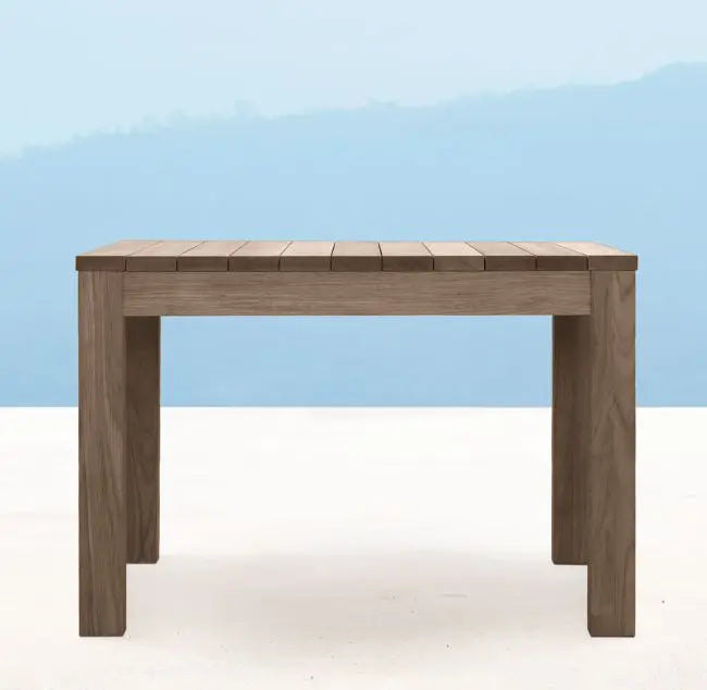 Solid Teak Outdoor Dining Set Modular Customizable 200cm