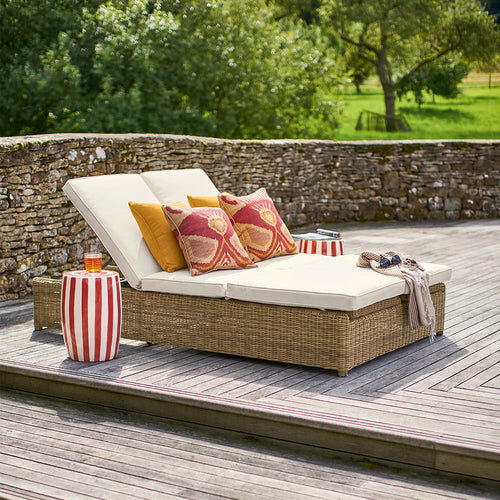 Custom Outdoor Daybed Rattan Double Beach Adjustable Alfresco Outdoor Living Australia