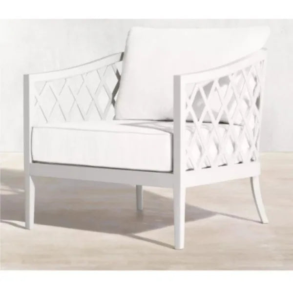 Custom Outdoor Furniture Single Sofa Gridding Alfresco Outdoor Living Australia