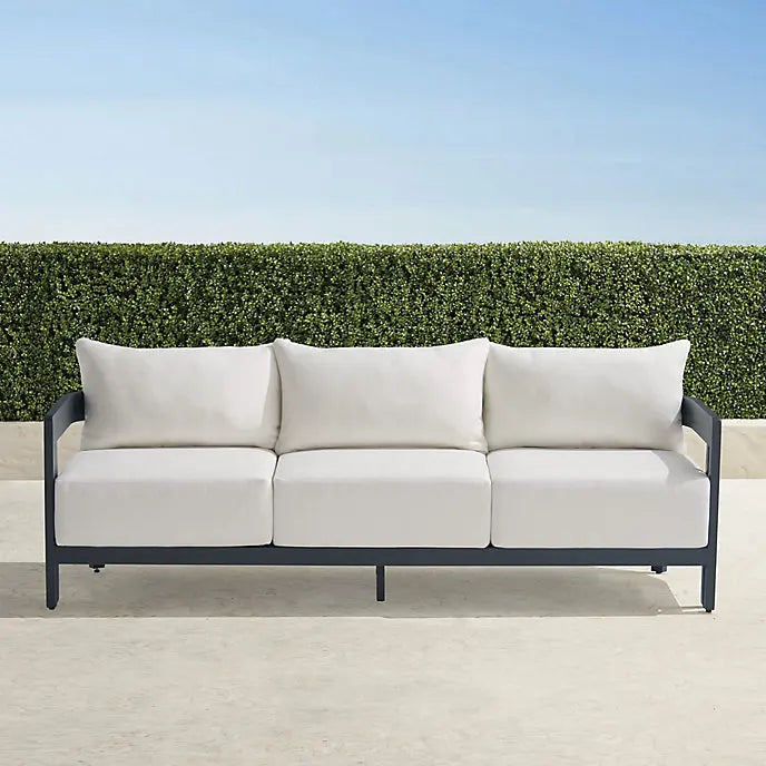 Custom Outdoor Furniture Aluminum Sofa Set Modern Architectural Design