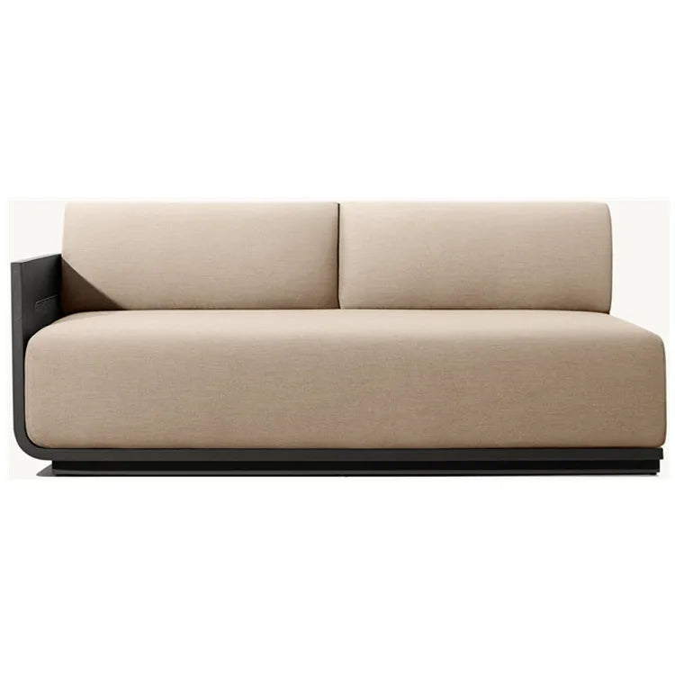Custom U-Shaped Outdoor Sofa Sectional Set Architectural Aluminium Alfresco Outdoor Living Australia