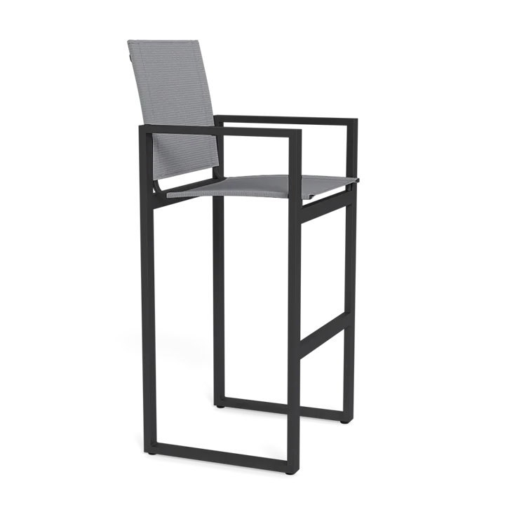 Designer Outdoor Bar Stool Aluminum Mesh Alfresco Outdoor Living Australia
