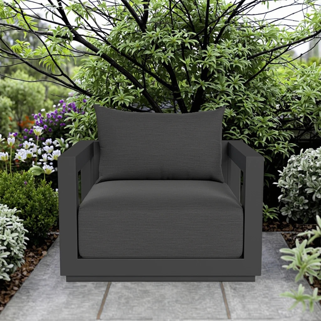 Designer Single Sofa Chair Aluminum Alfresco Outdoor Living Australia