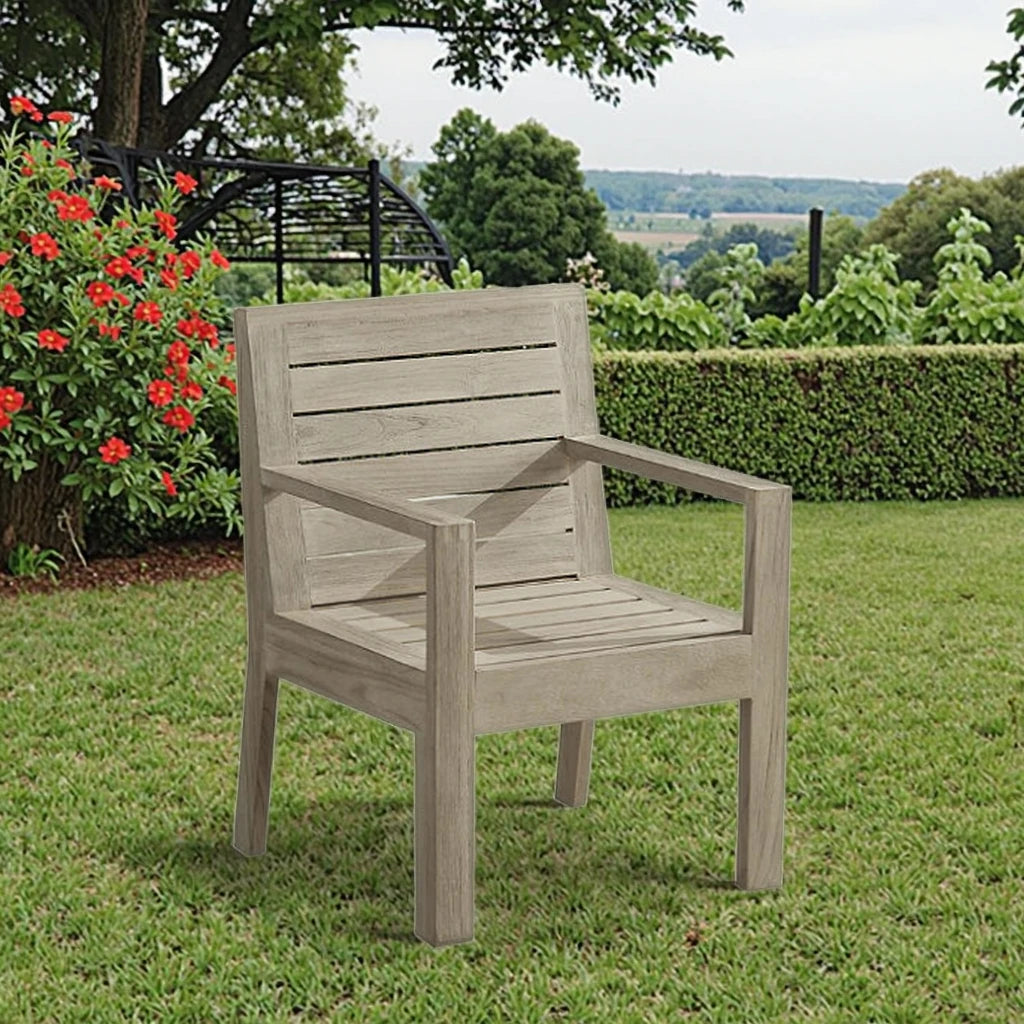 Teak Dining Chair Modern Solid Wood Alfresco Outdoor Living Australia