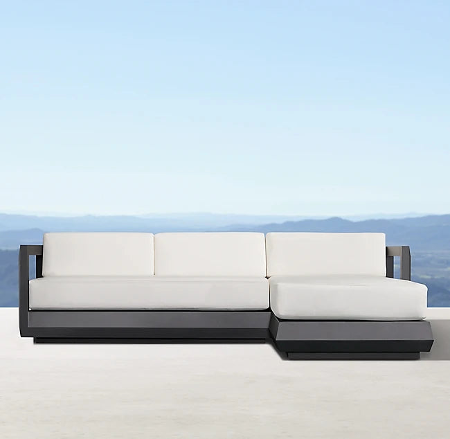Aluminum Sectional Sofa Contemporary Luxury Alfresco Outdoor Living Australia