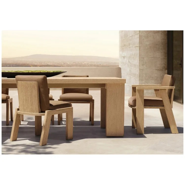 Teak Dining Table Set Handcrafted Solid Alfresco Outdoor Living Australia
