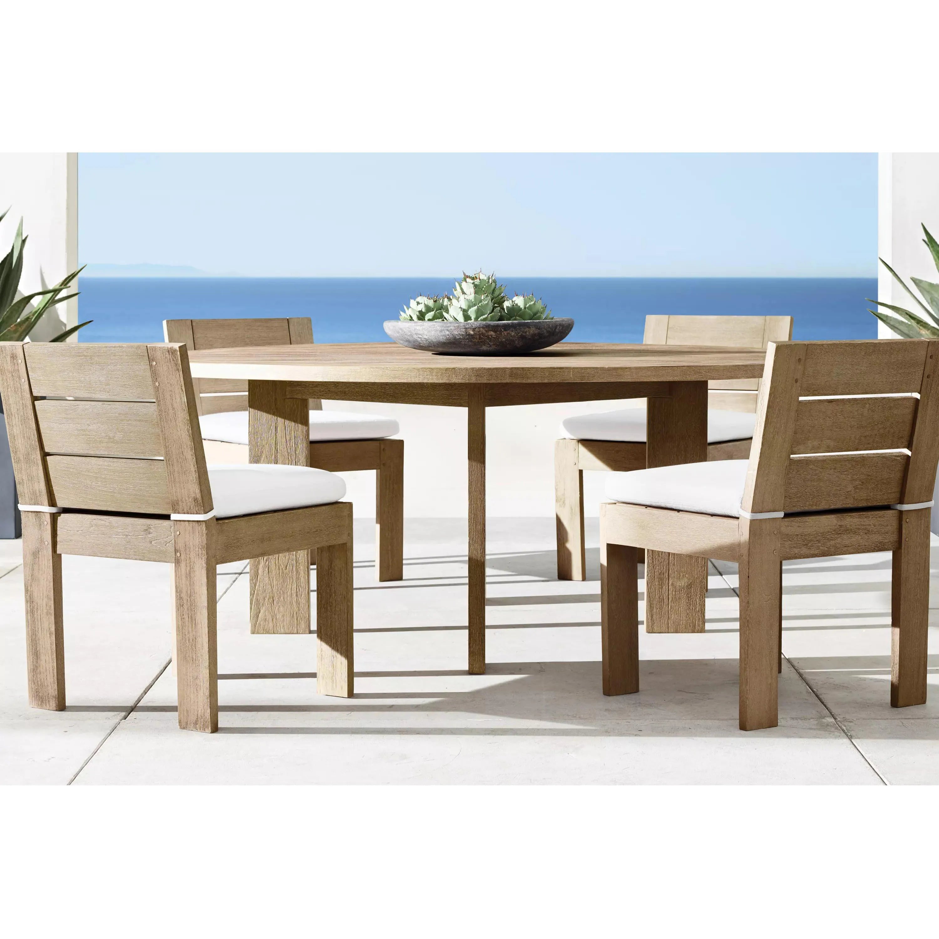 Custom Outdoor Furniture Round Dining Teak Alfresco Outdoor Living Australia