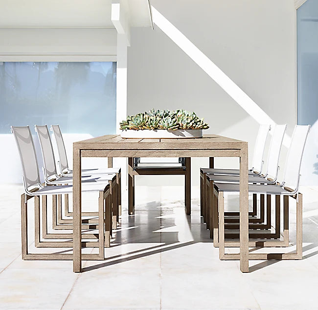 Teak Dining Table and Chairs Traditional Alfresco Outdoor Living Australia