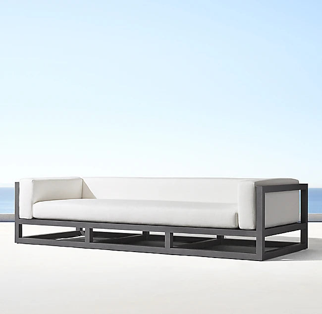 Designer Outdoor Furniture Aluminium Sofa Minimalist Alfresco Outdoor Living Australia