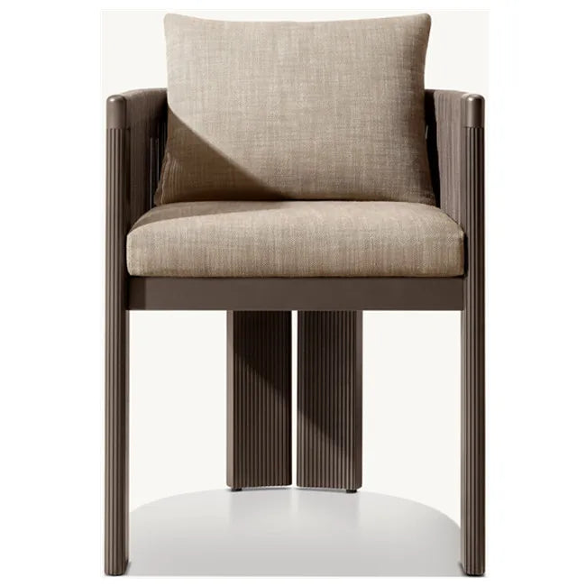 Designer Outdoor Dining Chair Mixed Materials Aluminum Alfresco Outdoor Living Australia