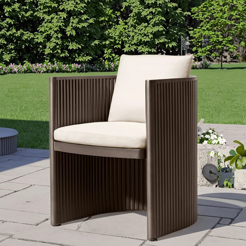 Custom Outdoor Aluminum Dining Chair Contemporary Minimalist Alfresco Outdoor Living Australia