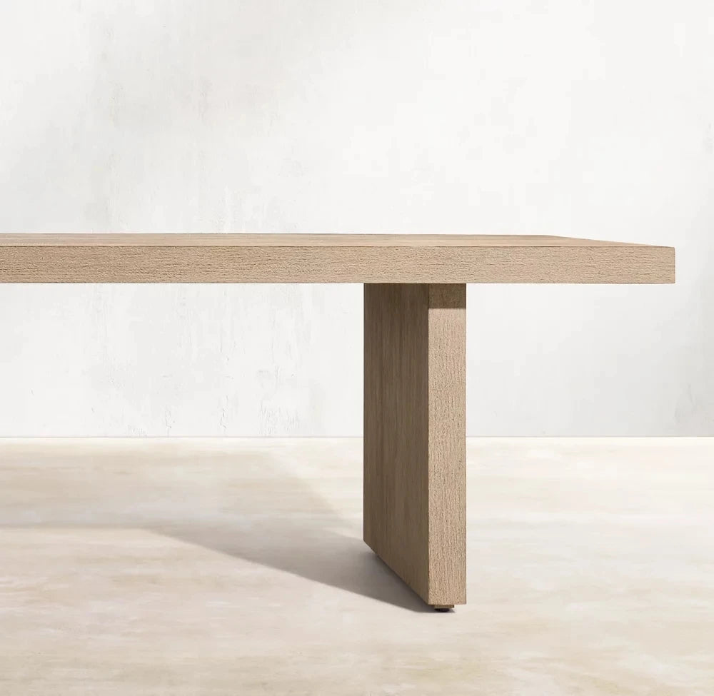 Teak Outdoor Dining Table Solid Wood Alfresco Outdoor Living Australia