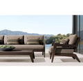 Custom Aluminum 5-Seat Sofa Set Rattan Alfresco Outdoor Living Australia
