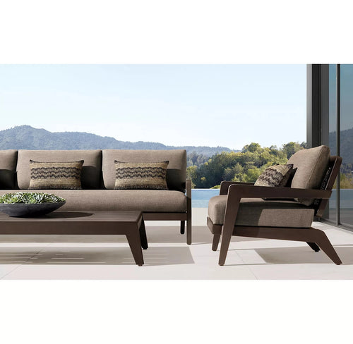 Custom Aluminum 5-Seat Sofa Set Rattan Alfresco Outdoor Living Australia
