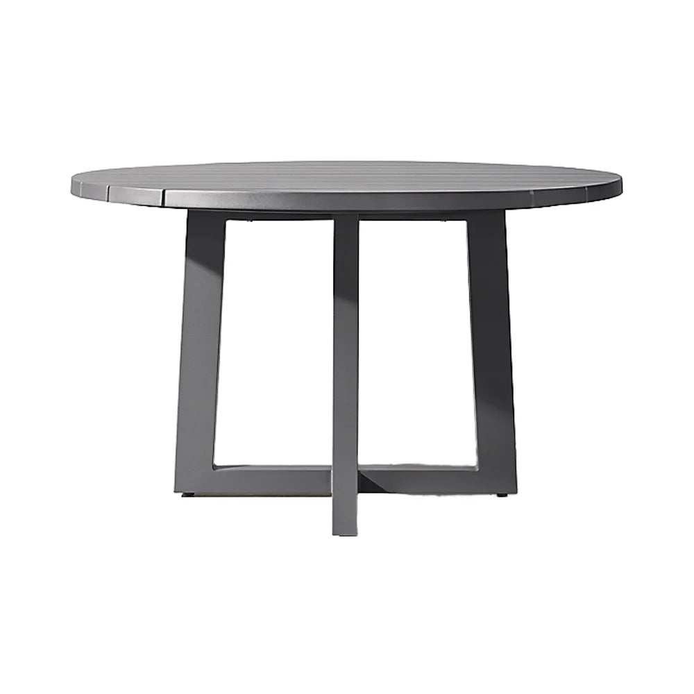 Custom Aluminum Round Dining Table Modern Alfresco Outdoor Living Australia