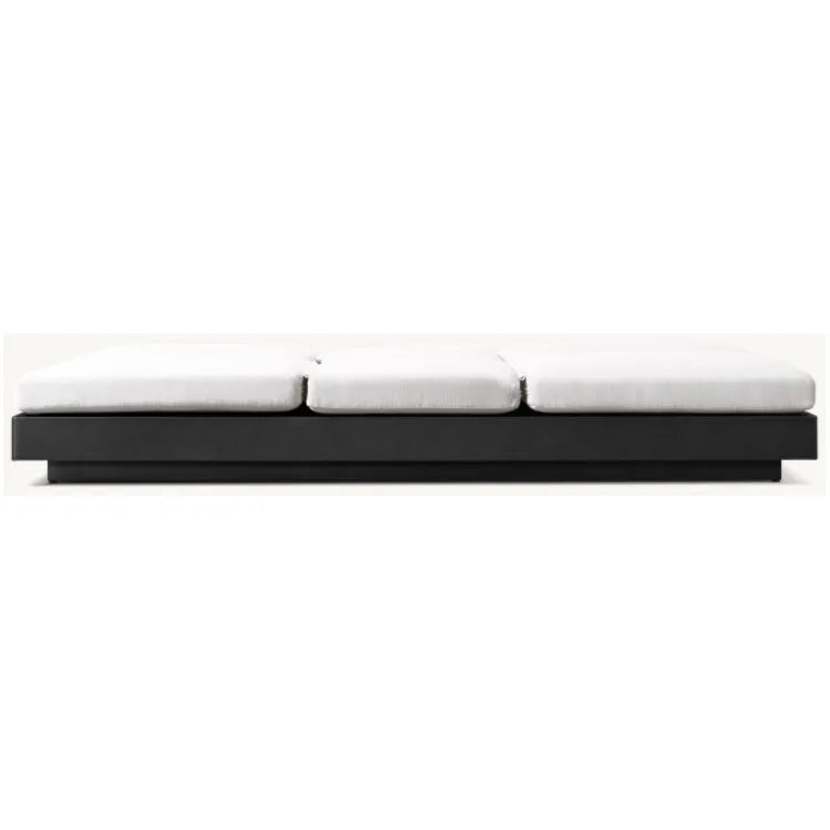 Custom Outdoor Furniture Double Reclining Sun Lounger Modern Alfresco Outdoor Living Australia
