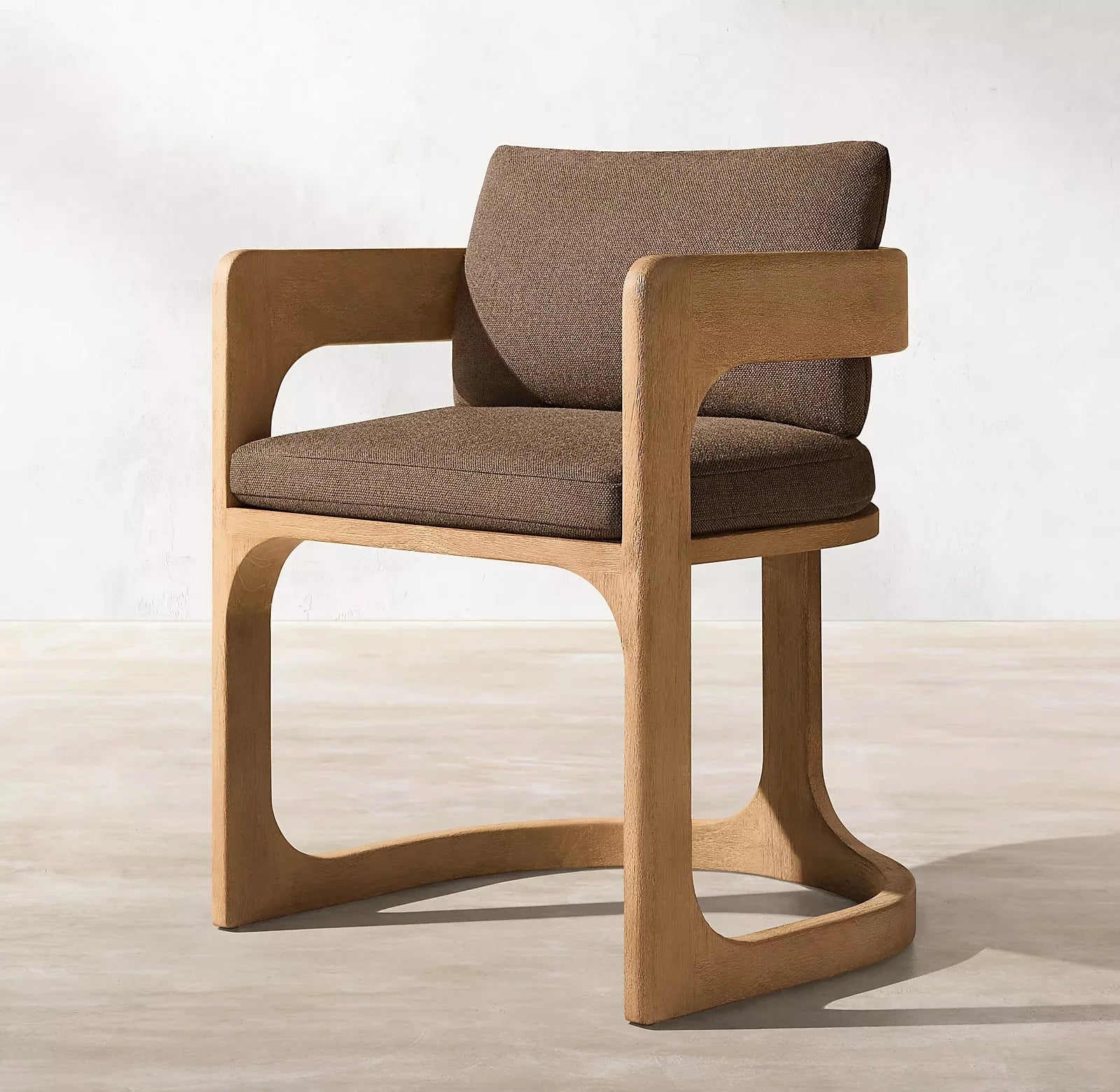 Custom Outdoor Furniture Teak Dining Set Curved Backrest Alfresco Outdoor Living Australia