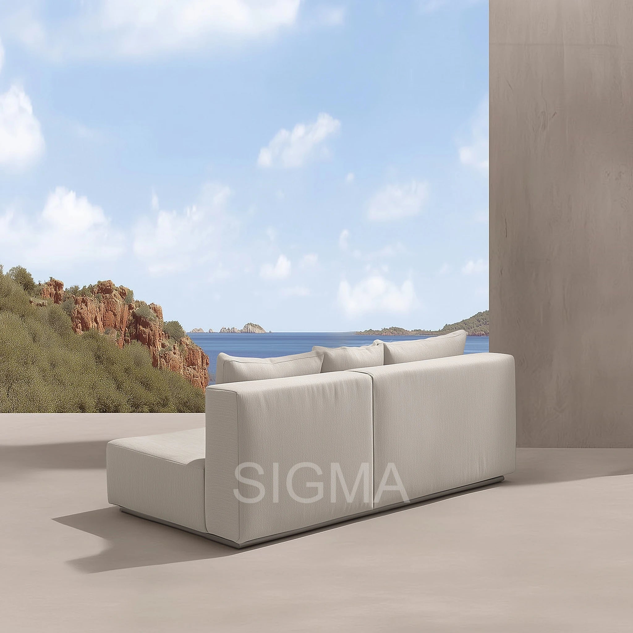 Modern Outdoor Sectional Sofa Contemporary Aluminum Alfresco Outdoor Living Australia