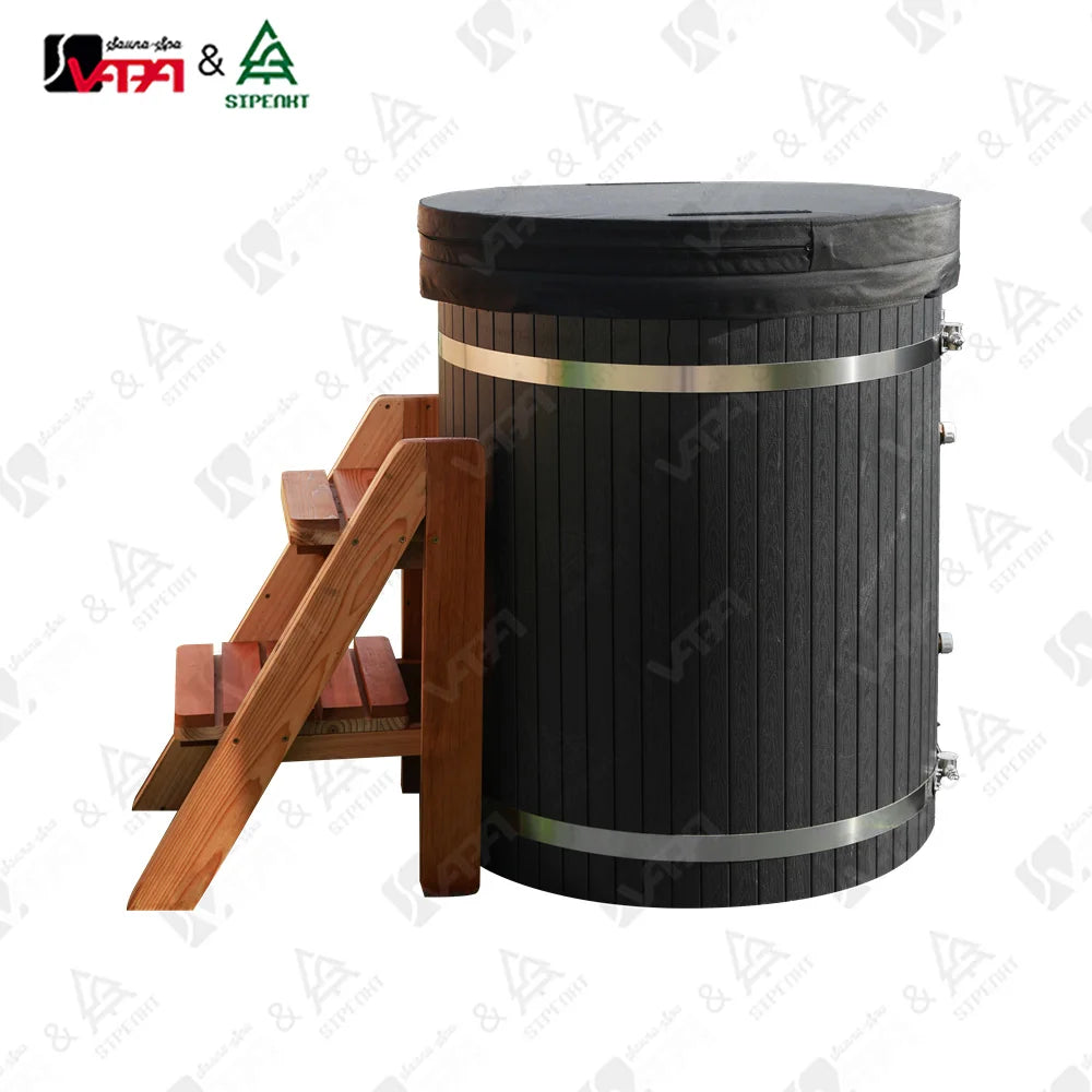 Custom Cold Plunge Therapy System Modern Minimalist Alfresco Outdoor Living Australia