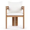 Teak Dining Chair Curved Backrest Alfresco Outdoor Living Australia
