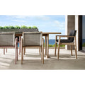 Custom 6-Seater Outdoor Dining Set Teak and Rattan Alfresco Outdoor Living Australia