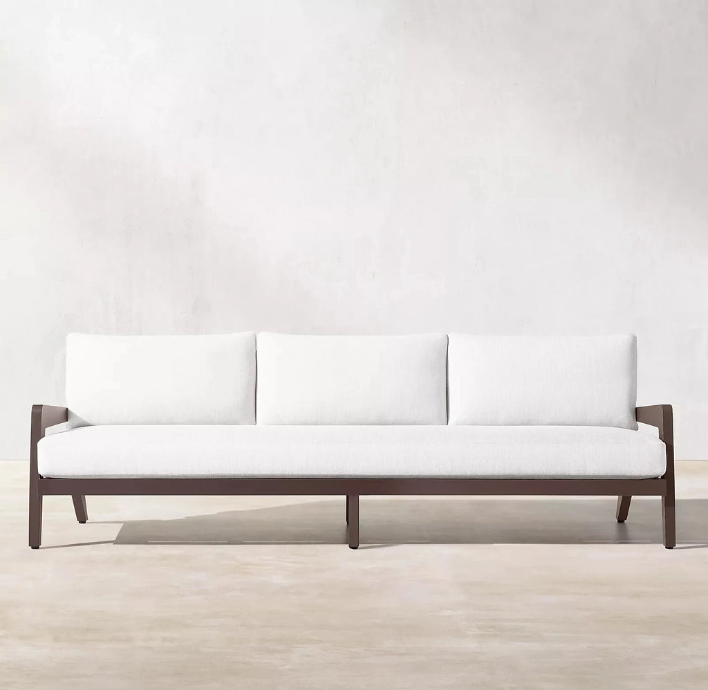 Custom Aluminum 5-Seat Sofa Set Rattan Alfresco Outdoor Living Australia