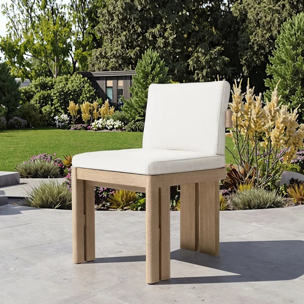 Solid Teak Dining Chair Traditional Curved Alfresco Outdoor Living Australia