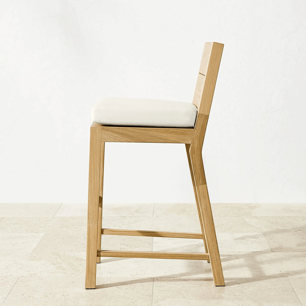 Teak Bar Stool Contemporary High Chair Alfresco Outdoor Living Australia