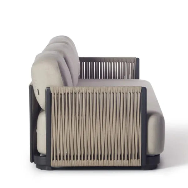 Custom Aluminum Sofa Rope Weave 3 Seater Alfresco Outdoor Living Australia