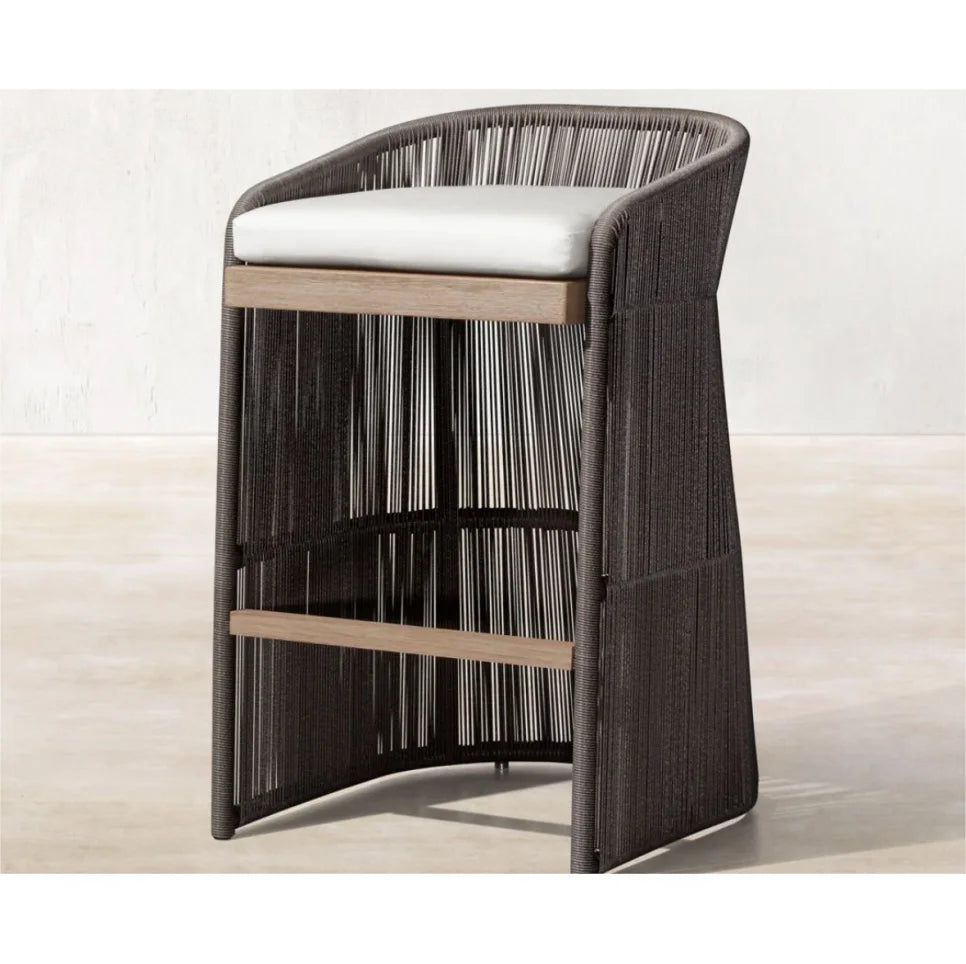 Custom Outdoor Teak Bar Stool Beach Club Alfresco Outdoor Living Australia