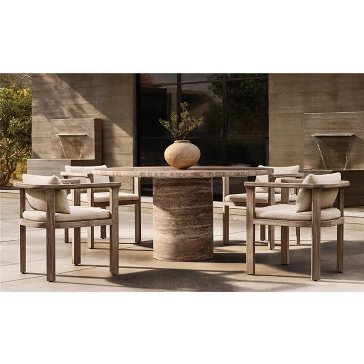 Solid Teak Garden Dining Chair Handcrafted Soft Curves Alfresco Outdoor Living Australia