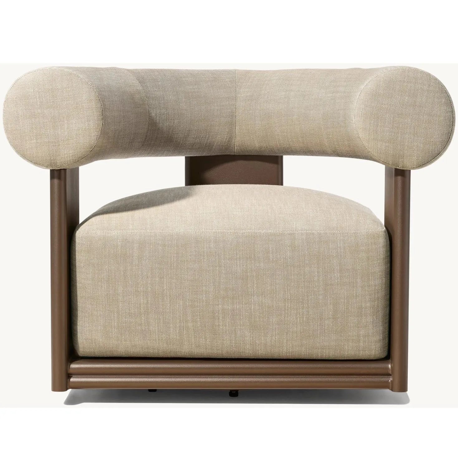 Custom Outdoor Furniture Swivel Sofa Moon Shape Alfresco Outdoor Living Australia