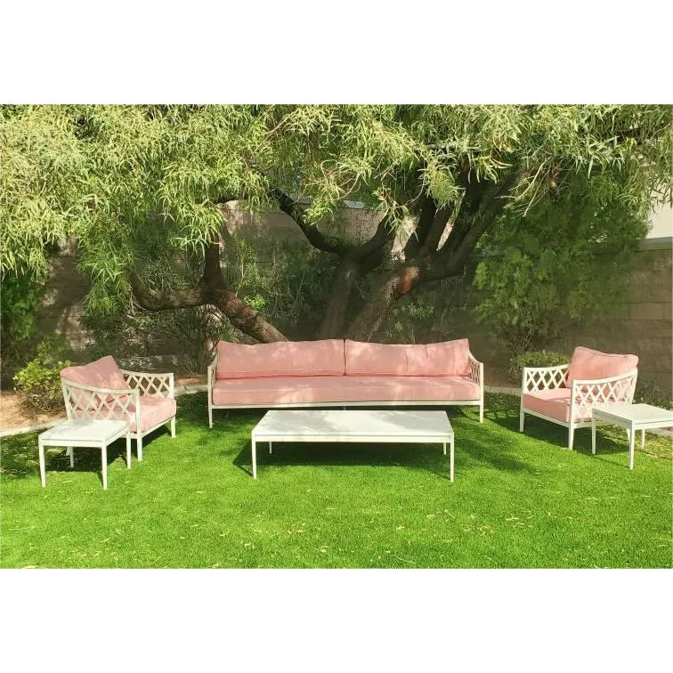 Designer Outdoor Furniture Aluminum Sofa Cross Back Alfresco Outdoor Living Australia