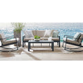 Aluminum Sofa Set Coffee Table & Chair Modern Alfresco Outdoor Living Australia