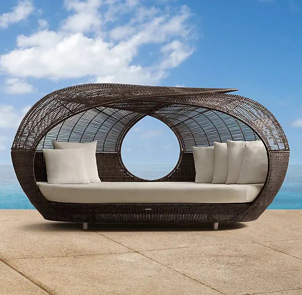 Designer Outdoor Daybed Modern Bird Nest Alfresco Outdoor Living Australia