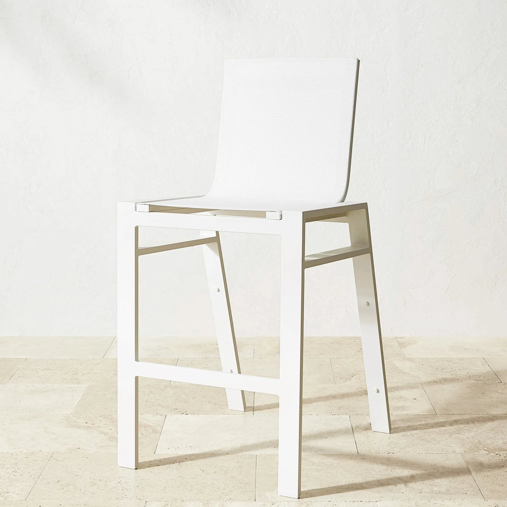 Traditional Aluminum Bar Stool Designer Outdoor Furniture Alfresco Outdoor Living