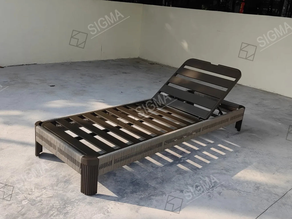Custom Outdoor Furniture Sun Lounger Modern Handcrafted Rope Alfresco Outdoor Living Australia