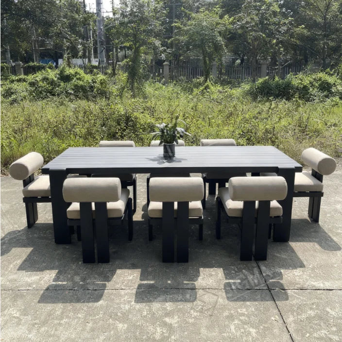Designer Outdoor Dining Table Aluminum Alfresco Outdoor Living Australia