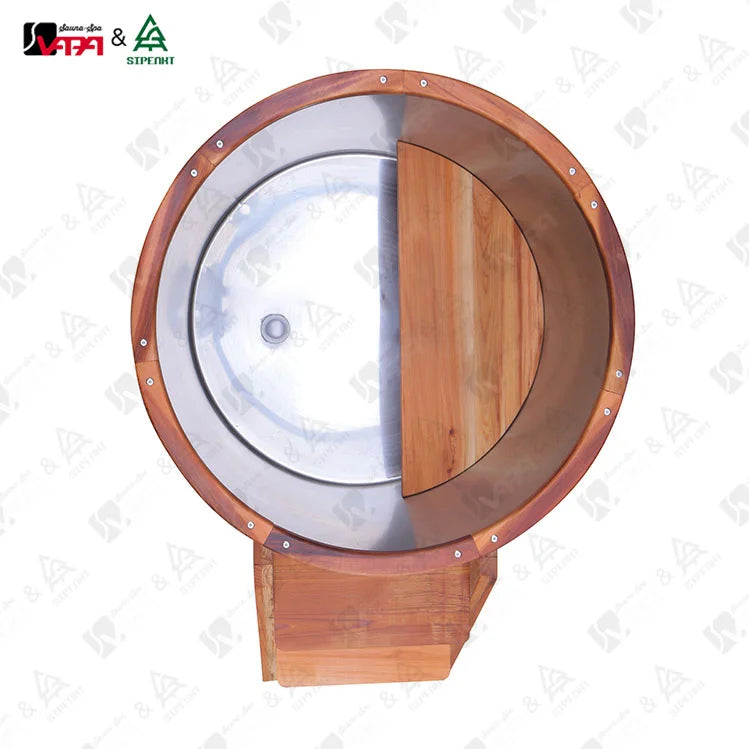Custom Red Cedar Cold Plunge Tub Designer Alfresco Outdoor Living Australia